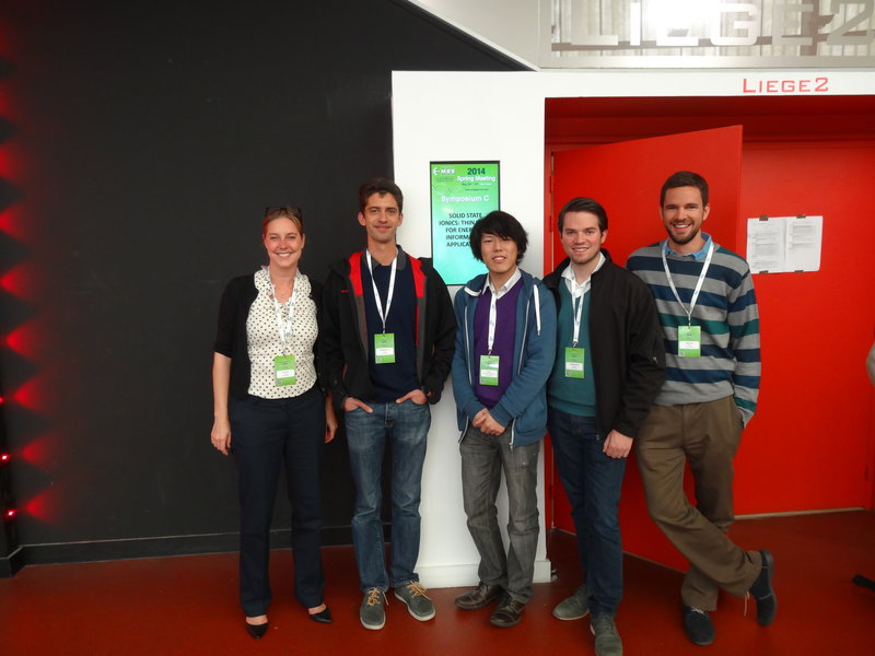 Electrochemical materials team at EMRS Spring Meeting 2014